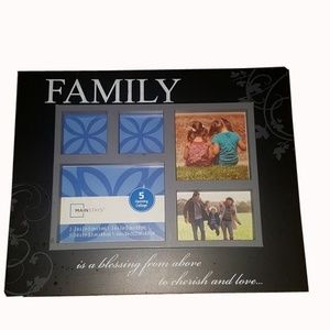 Family Black picture frame